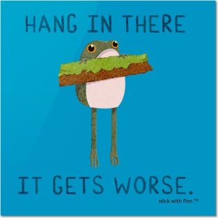Hang in There Frogson Posters and Art